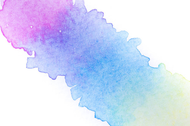 Abstract handmade watercolor.It is wet texture background with p - Photo, Image