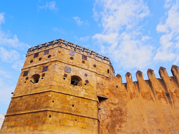 Mauern der Kasbah der Udayas in Rabat, Marokko - Foto, Bild