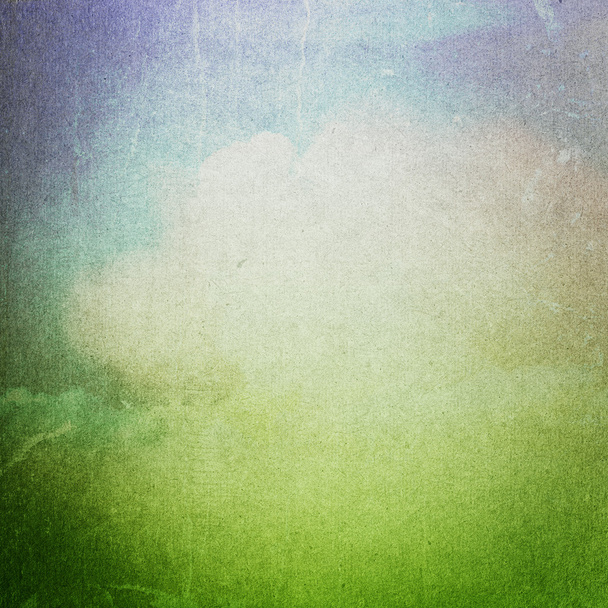 Green grunge paper texture - Photo, Image