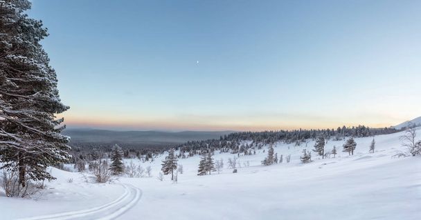 Beautiful winter landscape in the mountains  - 写真・画像