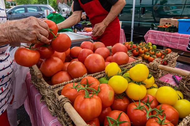Organic produce at a farmer’s market. - Photo, Image