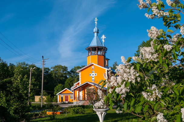 Peter- und Paulskirche, lodeynoye pole, Leningrader Gebiet, Russische Föderation, 10. Juni 2018 - Foto, Bild