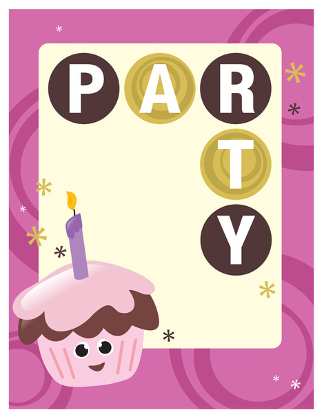 Party flyer template - Vector, Image