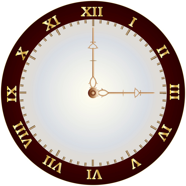 Старовинний годинник
 - Вектор, зображення