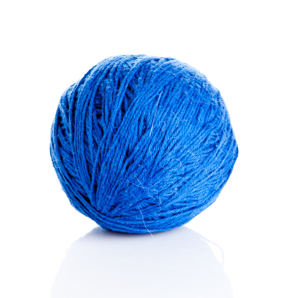 ball of yarn on white background - Фото, зображення