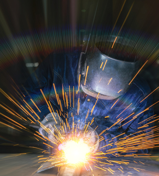 Worker welding - Photo, Image
