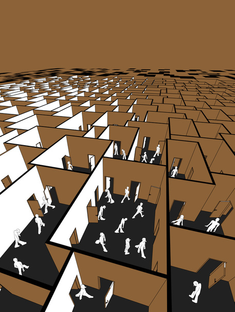 labyrint - Vektor, obrázek