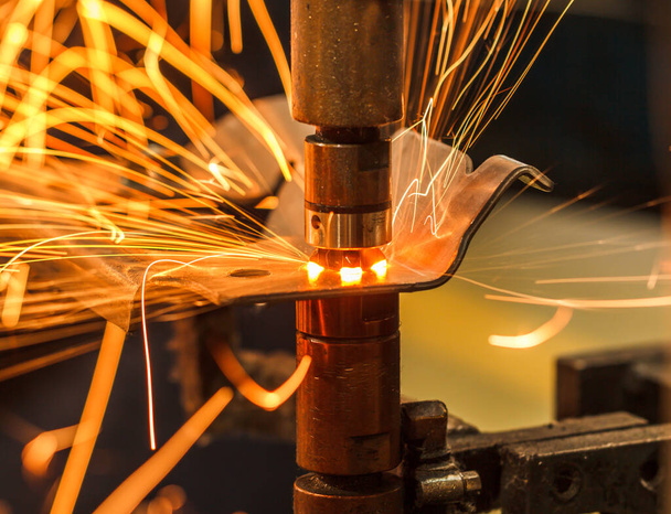 Spot welding Industrial automotiv - Photo, image
