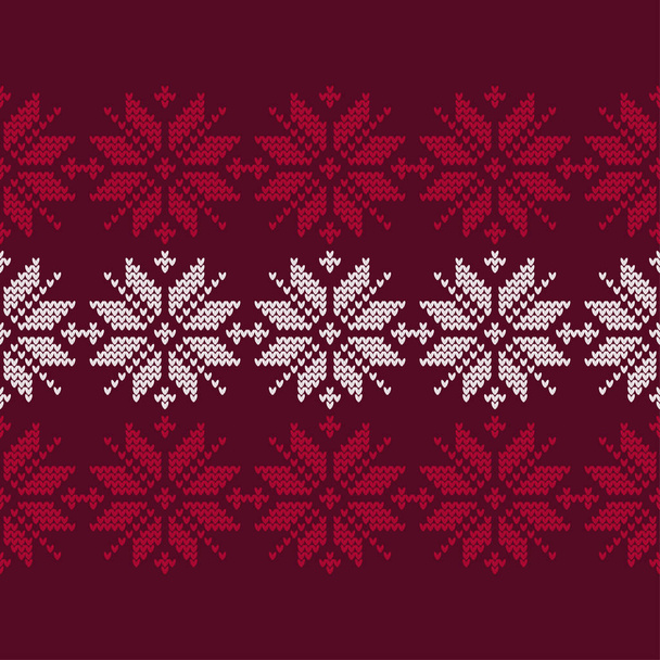 Seamless knitted pattern. A warm sweater. Can be used for wallpaper, textile, invitation card, wrapping, web page background. - Vecteur, image