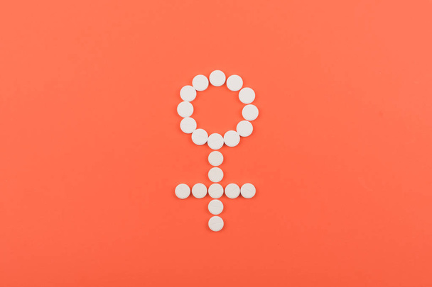 Pilules contraceptives, contraceptif oral, méthode hormonale. Blanc
  - Photo, image