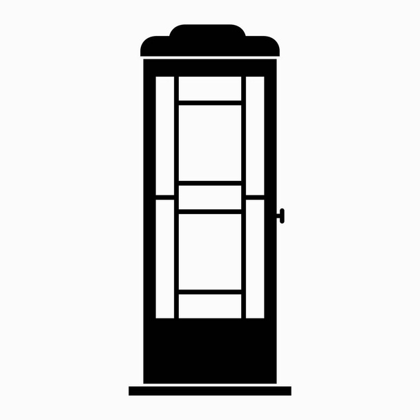 Old style traditional phone booth - Vetor, Imagem