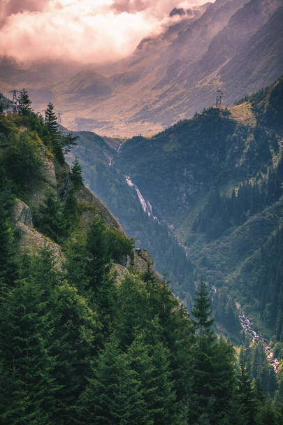 Водоспад Балея в горах Фагарас, Сібіу, Трансільванія, Романі - Фото, зображення