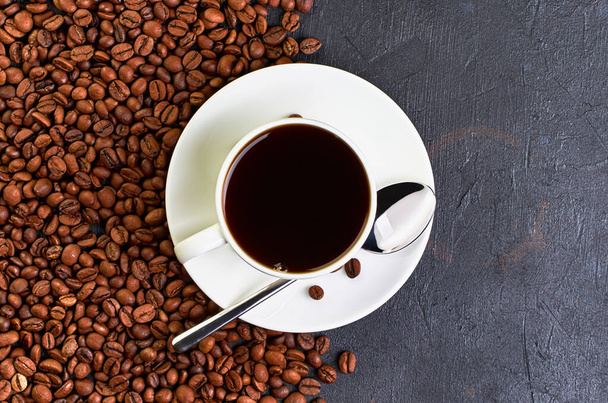 coffee on dark background - Фото, зображення