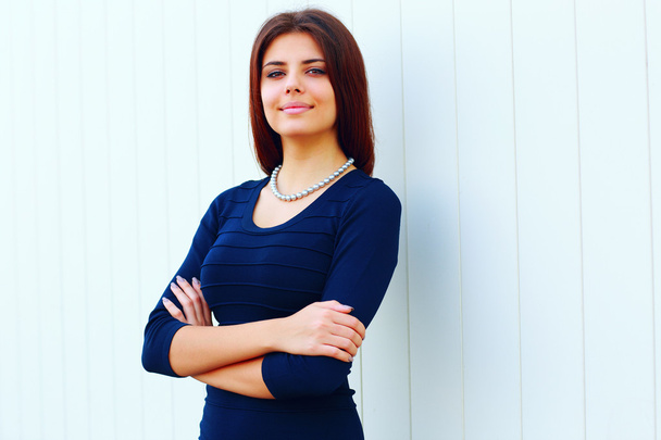 Confident happy businesswoman - Фото, изображение