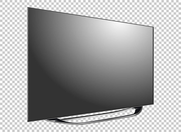 LED TV screen on background vector
 - Вектор,изображение