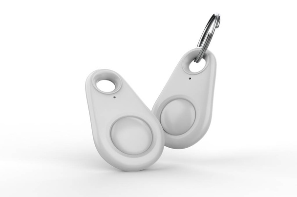 Anti-verlorene Schlüsselfinder-Gerät für Branding 3D-Illustrator für Branding. - Foto, Bild