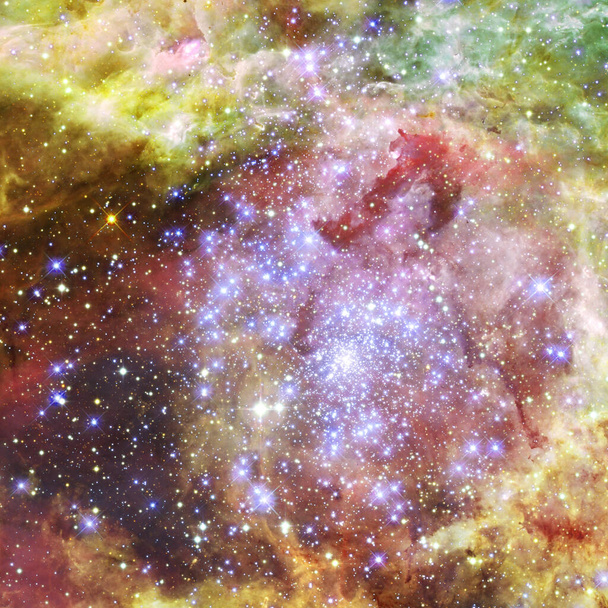 Eindeloos universum. Elementen van deze afbeelding geleverd door NASA - Foto, afbeelding