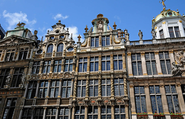 Βέλγιο, γραφικό Γκραν Πλας των Βρυξελλών - Φωτογραφία, εικόνα