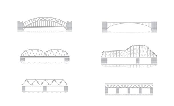 Bridge vector illustrations - Vector, Image