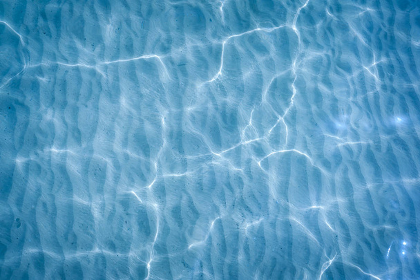 Underwater shot of the sea sandy bottom - Photo, Image