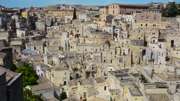 Paisaje urbano de Sassi di Matera en Italia
 - Metraje, vídeo