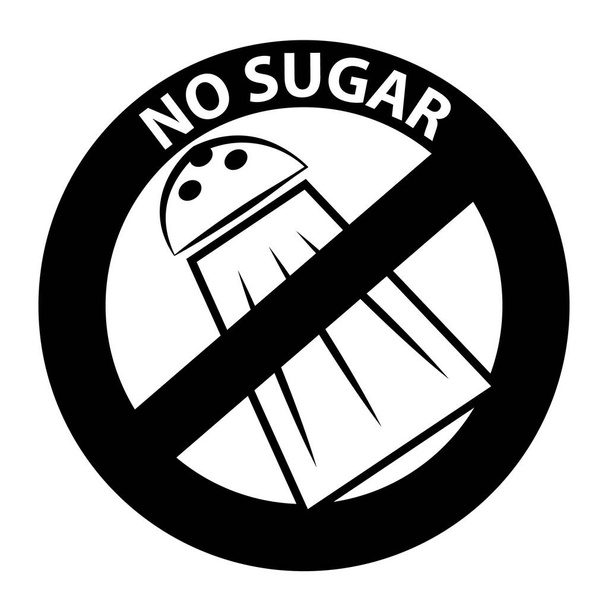No sugar symbol - Vector, Image