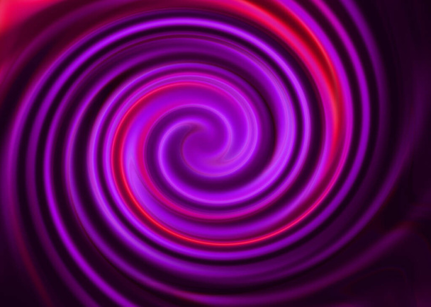 Neon purple magenta swirl circle effect background - Photo, Image