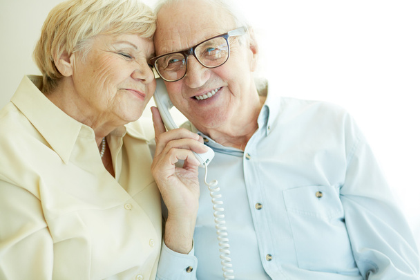 Couple on the phone - Photo, Image