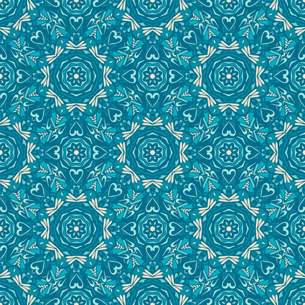 Geometric ornamental texture ceramic tiles surface design - Vektor, obrázek