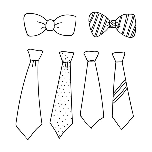 контур дизайну краватки
 - Вектор, зображення