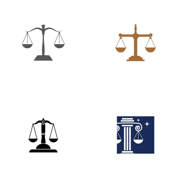 diritto della giustizia Logo Template
 - Vettoriali, immagini