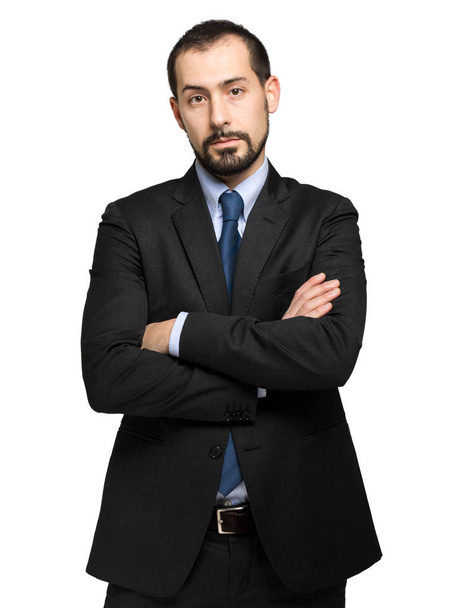 Portrait of a handsome businessman isolated on white background - Fotografie, Obrázek
