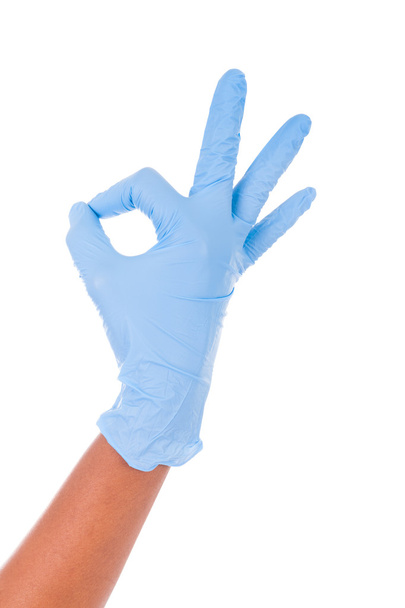 wear gloves - Foto, afbeelding