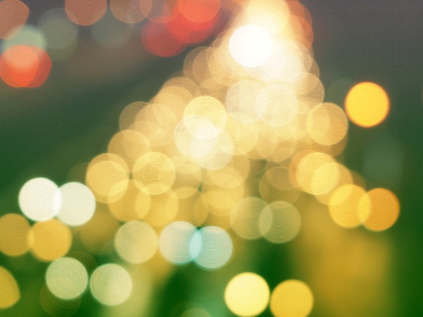 fondo amarillo navidad con luces bokeh
 - Foto, Imagen