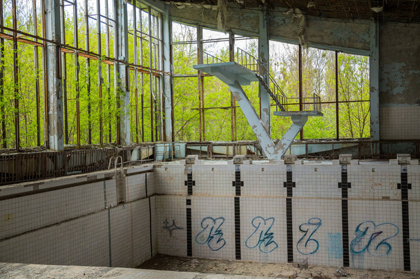 bazén v Černobylu - Fotografie, Obrázek
