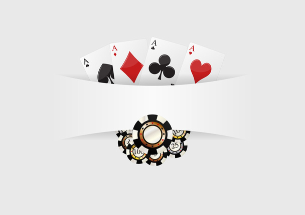 poker blank background - Vector, Image