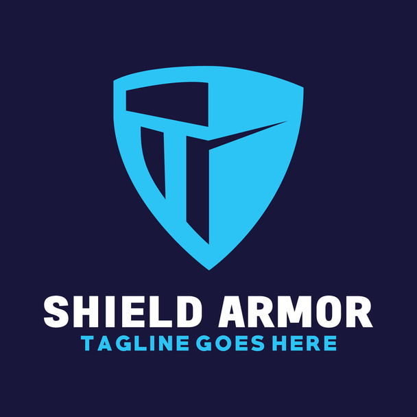 Escudo Armor Logo Diseño Inspiración
 - Vector, Imagen