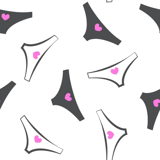 Women underwear pattern seamless - Vetor, Imagem