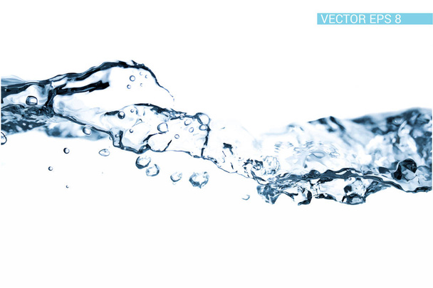 Water vector illustration on white  - Vector, Image