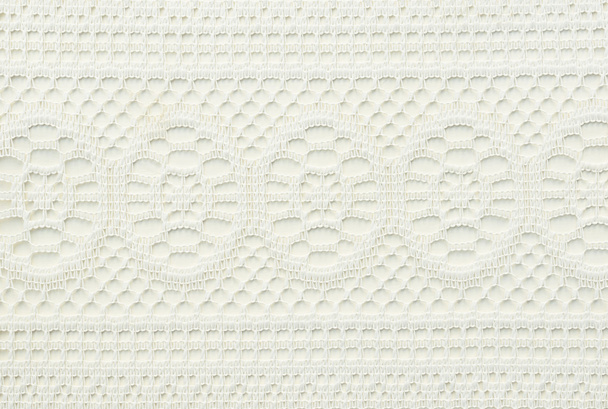 White lace fabric with abstract pattern - Foto, imagen