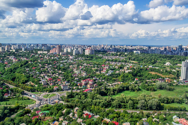 Aerial view of Kyiv, Ukraine - Zdjęcie, obraz