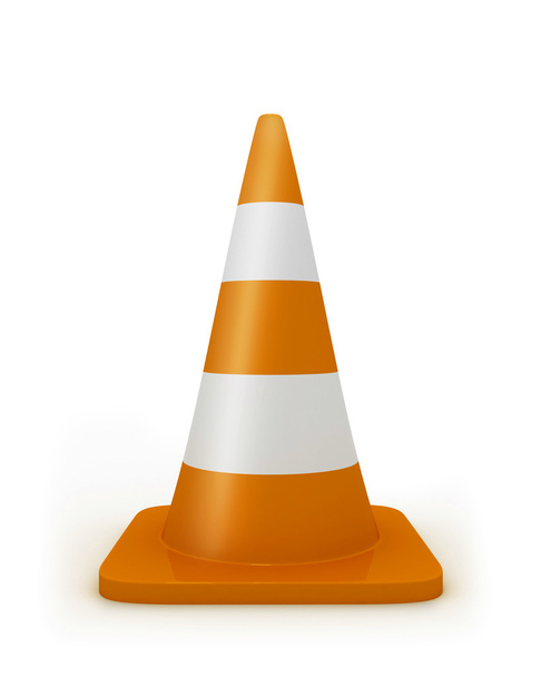 Road cone frontal - Photo, Image