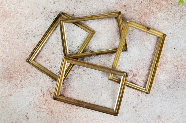 Four empty picture frames  - Photo, image