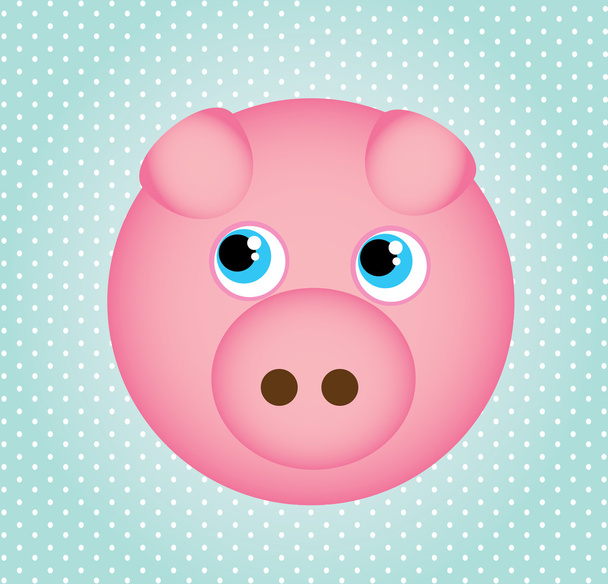 豚のアイコン - ベクター画像