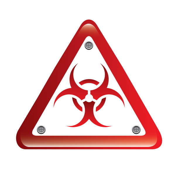Biohazard tekenen - Vector, afbeelding