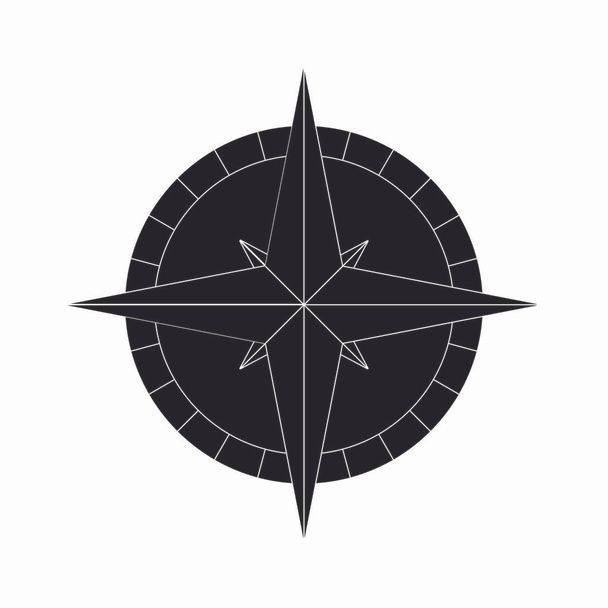 Brújula vector icono. Icono de brújula para web y aplicación
 - Vector, imagen