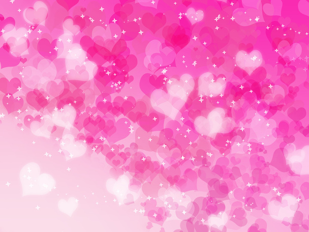 fondo del día de San Valentín con corazones - Foto, imagen