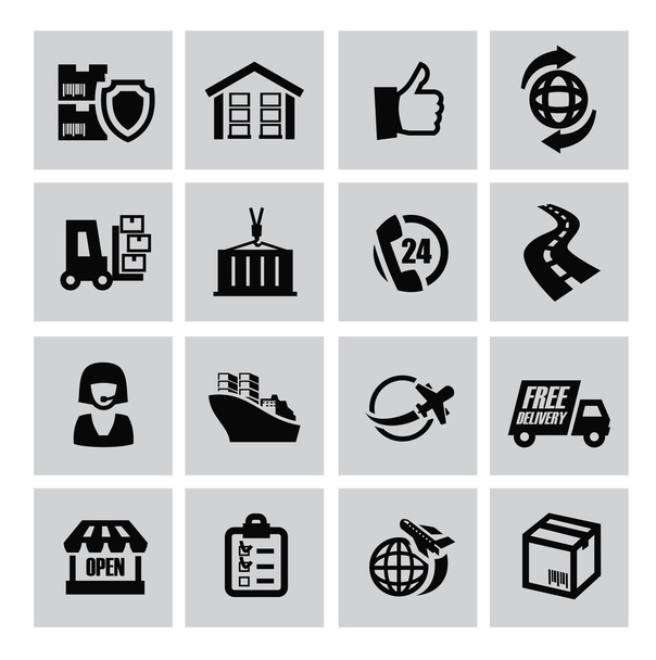 Logistic and shipping icon - Vector, Imagen