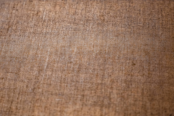 Декоративна коричнева лляна тканина текстурований фон для інтер'єру
,  - Фото, зображення
