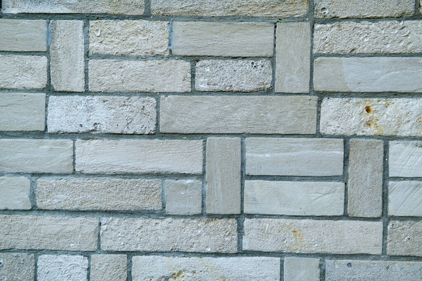 White old Brick Wall Texture Background. White urban Wallpaper interior - Φωτογραφία, εικόνα